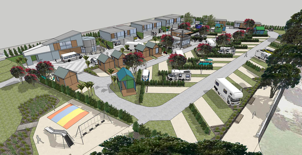 Takapuna Camp Ground masterplan